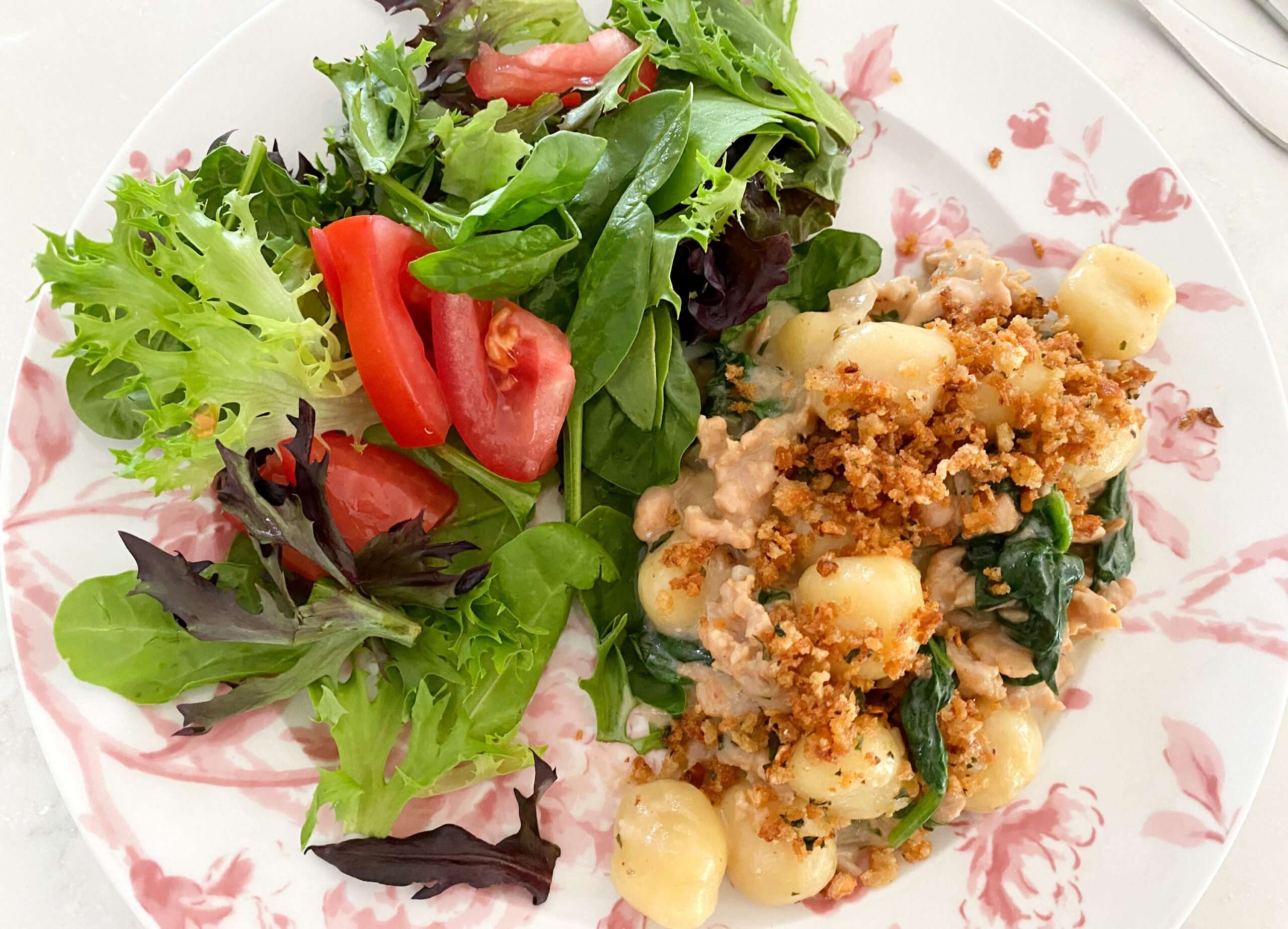 Gnocchi with Sausage and Spinach