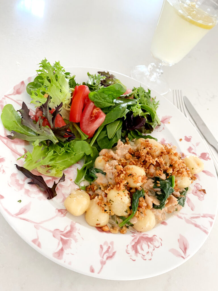 Gnocchi with Sausage and Spinach