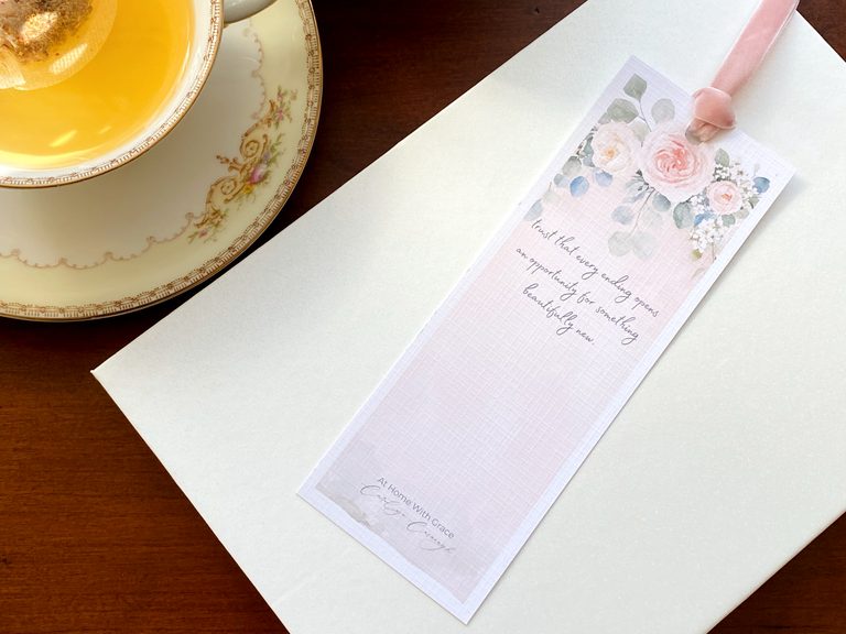 From the Keepsake Drawer–Create a Lovely Inspirational Bookmark
